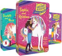 Voxblock Pacchetto Audiolibri Unicorn Academy, 3 storie: Sophia e Rainbow, Scarlett e Blaze, Ava e Star