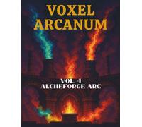 Voxel Arcanum: Vol. 3: The Clockwyrm Vault - Steampunk Dragon Fantasy Notebook with Grid Pages - 160 Pages, 8.5 x 11 inches