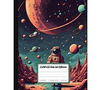Voxel Space Sci Fi Composition Notebook for Students: College Ruled Notebook with Voxel Space Sci Fi 7.5x9.25", 110 Pages | Cool Students Gift for School, Office & Personal Use