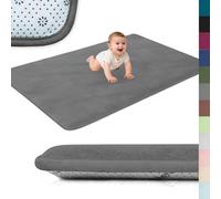 Voxirum Tappetino per Gattonare per Bambini, Tappeto per La Ameretta dei Bambini, Spessore 2 cm, Coperta Strisciante Tappeto Morbido per Bambini, Camera da Letto, Grigio Scuro, 50 x 100 cm