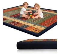 Voxirum Tappeto Gioco Bambini Acolchado 2 cm Extra Spesso, Antiscivolo, Ideale per Pavimenti e Box Neonato, Palestra Neonati, Tappeto Tummy Time Neonati 100 x 180cm