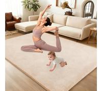Voxirum Tappeto Gioco Bambini, Spessi Tappeto Gioco Neonato Imbottitura in Foam, Spessa 3 CM, Base Antiscivolo, Tappeto Tummy Time per Cameretta Recinto