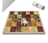 Voxirum Tappeto in Velluto Corallo per Bambini per Gattonare e Gattonare Spessore Extra 2 CM, Tappeto Gioco Bambini, Tappeto Neonato Gattonamento, Regalo Bambino 130 x 200cm