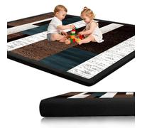 Voxirum Tappeto Neonato Gattonamento, Velluto di Corallo Tappeto Gioco Bambini per Camera da Letto, Salotto, Tappeti Morbido Neonato, Antiscivolo Tatami Bambini 140 x 250cm