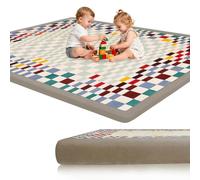 Voxirum Tappeto Neonato Gattonamento, Velluto di Corallo Tappeto Gioco Bambini per Camera da Letto, Salotto, Tappeti Morbido Neonato, Antiscivolo Tatami Bambini 120 x 200cm
