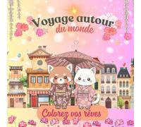 Voyage autour du Monde: Coloriage détente