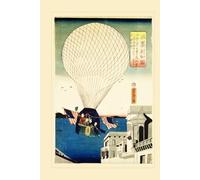 Voyage Beyond: Vintage Hot Air Balloon Notebook (6x9 College-Ruled Journal): A Timeless Journey in Writing: Featuring Historic Artwork of a Hot Air Balloon Adventure