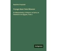 Voyage dans l'Asie Mineure: En Mésopotamie, à Palmyre, en Syrie, en Palestine et en Égypte, Tome 1