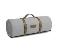 Voyager Coperta da picnic - Tappeto verde a spina di pesce extra large 200 x 200 cm - Tappetino impermeabile e antisabbia, per 6 - 8 persone - pieghevole con manico - elegante coperta da campeggio e