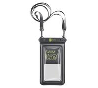 Voyager floaty custodia galleggiante impermeabile universale per smartphone nera - cellularline