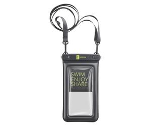 Voyager floaty custodia galleggiante impermeabile universale per smartphone nera - cellularline