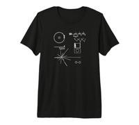 Voyager Golden Record NASA Maglietta Premium