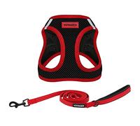 Voyager - Pettorina step-in air per tutte le condizioni atmosferiche e guinzaglio riflettente per cani da 1,5 m, con manico in neoprene, per cuccioli di taglia piccola, media e grande di Best Pet