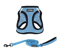 Voyager Step-in Air - Pettorina in rete e guinzaglio riflettente per cani da 1,5 m, in neoprene H≤ per cuccioli di taglia piccola, media e grande di Best Pet Supplies - Pettorina al guinzaglio