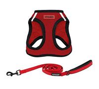 Voyager Step-in Air - Pettorina in rete per tutte le condizioni atmosferiche e guinzaglio riflettente per cani da 1,5 m, con manico in neoprene, per cuccioli di taglia piccola, media e grande, di Best