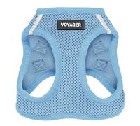 Voyager Step-In Air - Pettorina per cani in rete resistente alle intemperie, riflettente, non tira, per cani di taglia piccola, media e gatti, sicura con chiusura in velcro, fibbia, doppi anelli a D,