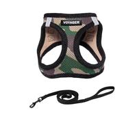 Voyager Step-in Air - Set con guinzaglio per gatti di taglia piccola e grande, in rete, adatto a tutte le stagioni, per gatti piccoli e grandi, base militare, XS (petto 34,3-38,1 cm)