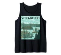 Voyageurs National Park Retro Rainy Lake Canotta