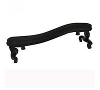 Voyago - Supporto da spalla per violino 3/4 e 4/4, con spugna ad alta resistenza, colore: Nero