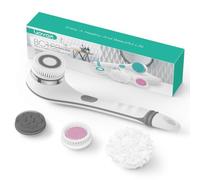 VOYOR 4 In 1 Spazzola Schiena Doccia Elettrica Spazzola BC100, Grigio