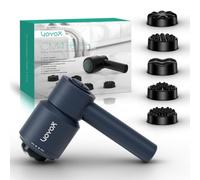 VOYOR-HEALTH Massaggiatore Anticellulite Professionale, Body Sculptural Massaggiatore Anti Cellulite Gambe e Glutei Addome, Massaggiatore Portatile a 5 Teste Multifunzionali CM410 (Blu)