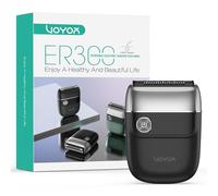 VOYOR Mini Rasoio Elettrico Portatile Rasoio Elettrico Barba e Capelli Rasoio Ricaricabile Per Guance, Collo e Capelli Mini Rasoio Lavabile per Uscire Viaggiare Rasoio a Lamina ER300 (Argento)