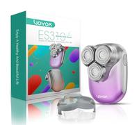 VOYOR Rasoio Elettrico Donna Depilatore Corpo Donna Rasoio Donna Inguine Viso Corpo Braccia Gambe, Impermeabile Rasoio Elettrico Corpo Portatile E Ricaricabile Rasoio Donna Elettrico ES310 (Viola)