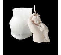 Voyyphixa Stampi per Candele, 3D Stampo per Candela Mano di madre Ragazza angelo per la Produzione di Candele, Stampi per Candele da Versare per fai da te, Candele Profumate, Sapone, Cioccolato