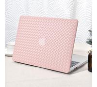 Vozehui Compatibile con MacBook Air 13,6 pollici Custodia 2024 2022 A3113 M3 A2681 M2 Chip Liquid Retina Display Touch ID, Custodia rigida in plastica e pelle Cover trasparente per tastiera, Pelle PVC