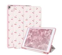 Vozehui Custodia per iPad 9a/8a/7a/Air 3a/Pro Generation da 10,2/10,5 pollici, con portapenne, antiurto, con supporto pieghevole in tre parti, con funzione Sleep Wake per iPad 9/8/7a