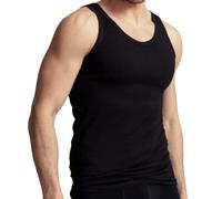 VP PINUCCIO VENEGONI Set 3 Canottiere Uomo Cotone Pettinato 100% Intimo Uomo in 100% Cotone Made in Italy Canotte Intime Uomo Bianche e Nere Canotta Uomo Spalla Larga Canotte Uomo Intimo Bianco Nero