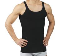 VP PINUCCIO VENEGONI Set 3 Canottiere Uomo Intimo Costine; Made in Italy 100% Cotone Mercerizzato; Canotta Spalla Stretta Intima Bianca Nera Smanicata; Canotte estive Smanicato Uomo