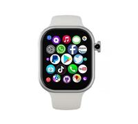 VP19 Pro 5G LTE Smartwatch Touch ID WIFI GPS NFC Smart Watch Men Women With 180° Roatting Camera 4G/5G Sim Card Slot Video Call (Silver,8GB 128GB)