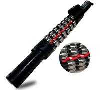 VPAIUNCKU Massager A Rulli in Metallo Elettrico con Luce Rossa - Temperatura A 3 Marce E Regolazioni Rotazionali - Massager del Tessuto Muscolare Portatile per Sollievo dal Dolore alle Spalle