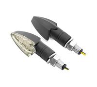 Indicatore di direzione Set M10 LED Nero Arrow in vetro trasparente