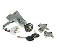 Interruttore a chiave moto adattabile kymco 50 super 9 2000+2004 P2R Argenté TU