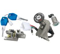 VPARTS KIT ROCCHETTO SERRATURA + CHIAVI KYMCO AGILITY 4T 125 2006-2007-2008