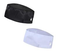 VPB 2 Pezzi Cappello da Cuoco Unisex Regolabile,Traspirante Cappello da Chef,per Cucina Cucinare Servizio,Famiglie e Ristoranti