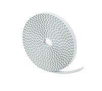 VPCPWTYZY Cinghia sincrona T5: larghezza 10 mm 15 20 25 30, cinghia dentata in poliuretano con anima in acciaio, puleggia T5, for stampante 3D, lunghezza 2 m 5 a 50 catholic(10M,1pc-15mm)