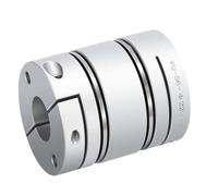 VPCPWTYZY Giunto a diaframma in lega di alluminio: connettore elastico a doppio diaframma D50mm L73mm: for vite a sfere/servomotore passo-passo/encoder/macchinari di precisione catholic(17X18)