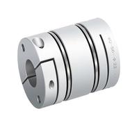 VPCPWTYZY Giunto a diaframma in lega di alluminio: connettore elastico a doppio diaframma D56mm L63mm: for vite a sfere/servomotore passo-passo/encoder/computer catholic(12X15)