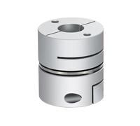VPCPWTYZY Giunto a diaframma singolo in lega di alluminio D19×22mm - Servomotore flessibile e connettore a vite catholic(6X6)