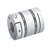 VPCPWTYZY Giunto a doppio diaframma in lega di alluminio D34L55: connettore elastico for servomotore passo-passo a vite a sfere: D34mm L55mm: encoder computerizzato rigido catholic(28mm)