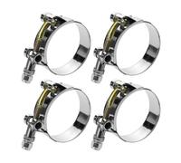 VPCPWTYZY Morsetto for tubo flessibile con bullone a T da 4 pezzi: acciaio inossidabile 304: gamma 77-85 mm: di raffreddamento ad alta pressione: morsetto scarico turbo catholic(50-57mm)