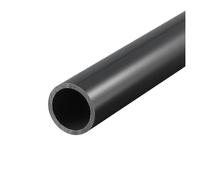 VPCPWTYZY Tubo rigido in PVC nero lungo 0,5 m, tubo rotondo ad alto impatto for tubi dell'acqua, artigianato, decorazione, manicotto for cavi, raccordi for irrigazione. catholic(15.5mm ID x 20mm OD)