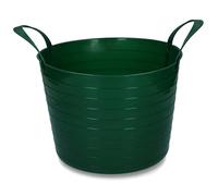 Vplast Fornito per Il Cavallo Bucket V-Trug Flexi Green 40 L