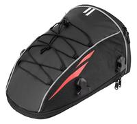 VPLPEREQAK Portapacchi Borsa Da Sella Moto Coda 10L Posteriore Portapacchi Stivaggio Borsa Attrezzi Da Serbatoio Borsa Impermeabile Telo Coprimoto Borsa Borsa Da Sella(Red)