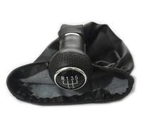VPNMNZTPAP Pomello Cambio Per VW Per Polo Classic 6N 6N2 1996-2003 Pomello Cambio Pelle A 5 Marce Con Cuffia Copri Leva