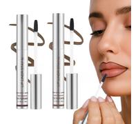 VPOUERY 2-Pack Peel Off Lip Stain Set - Lip Stain, Lip Liner Tattoo Per Labbra, Long Lasting Tattoo Lip Pencil, Tinta Labbra Peel Off, Waterproof&Matte Finish-Highly Pigmented Lip Gloss