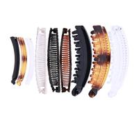 VPOUERY 9 Pieces Retro Banana Hair Clips, Banana Hair Comb Clips, banana clip, accessori capelli, for Coarse Curls Fishtail Hair Accessories for Women and Girls